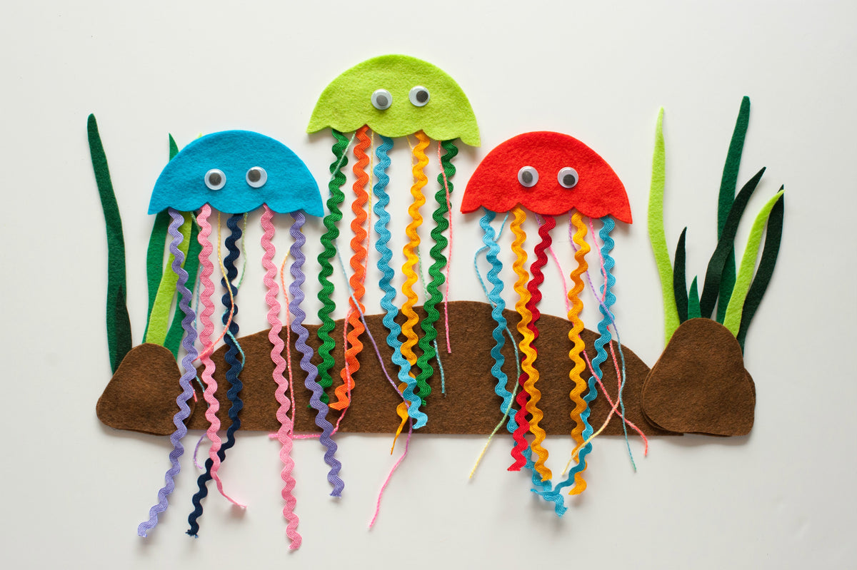 Three LIttle Jelly Fish – Felt Board Magic